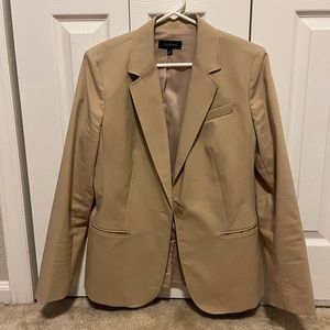 Talbots womens blazer beige tan khaki size 16